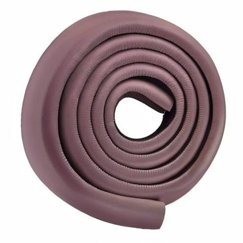 M2cbridge L Shape Extra Thick Furniture Table Edge Protectors Foam Baby Safety Bumper Guard 6.5 Ft (Brown)...