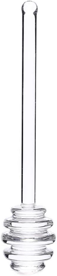 Honey Dipper Sticks Glass Honey and Syrup Dipper Stick Server for Honey Pot Jar Containers,6 inch...