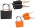 2Pcs Black Luggage Lock with Keys Padlock Small Suitcase Lock Luggage Locks Padlocks for Suitcase Backpack Gym Locker Jewelry Box Padlock (23mm),K...