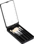 Travel Makeup Brush Set With LED Light Mirror, Travel Makeup Brush Set, Makeup Brush Set with LED Mirror Case Portable Travel Size, Travel Makeup ...