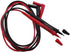 Retractable PVC Tip Test Lead Set, Right Angle,adjustable length Red+black...
