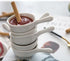 5 Packs Sauce Dish with Handle Grip,Side Dishes 1 Oz White Porcelain Dipping Bowls Appetizer Spoons Ketchup BBQ Sauce Sushi Soy Sauce-Stackable Ra...