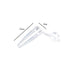 100 Pieces Microcentrifuge Tubes 0.5ml Microcentrifuge Tubes Mini Centrifuge Tubes Plastic Microcentrifuge Test Tubes with Attached Lid, Transpare...