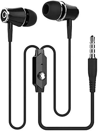 Corded Earbuds Ear Phones with Jack Wired Ear Buds, 3.5 mm Headphones & Earbuds Head Phones Ear Phones, Earphones for Airplane Travel, Computer Bl...