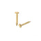 uxcell Small Tiny Hardware Nails Iron 1X8mm(DXL) for DIY Decorative Wooden Boxes Accessories Gold Tone 250pcs...