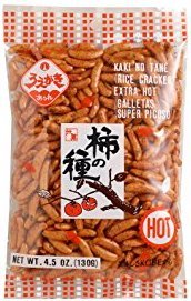 Uegaki Kaki No Tane Hot 4.5oz/130g (2pack)...