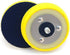 Lake Country Dual-Action 3” Backing Plate - Flexible Polishing Pad Plate w/Smooth Finish - Hook and Loop Pad Fastener - Black & Yellow Polisher Ba...