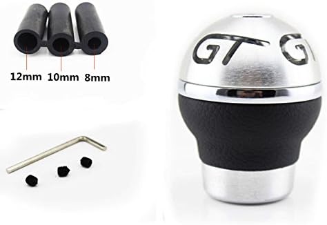 TESWNE Blue LED Light Motorsport Manual Stick Shift Knob,Gear Stick Shift Head,Gear Shift Knob...