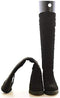 2Pairs Black Plastic Thicken Long Automatic Stand Support Shaper Shoe Trees Tall Short Boot Shaper Inserts Pads Knee High Shoes Thigh Boot Holder ...