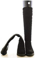 2Pairs Black Plastic Thicken Long Automatic Stand Support Shaper Shoe Trees Tall Short Boot Shaper Inserts Pads Knee High Shoes Thigh Boot Holder ...