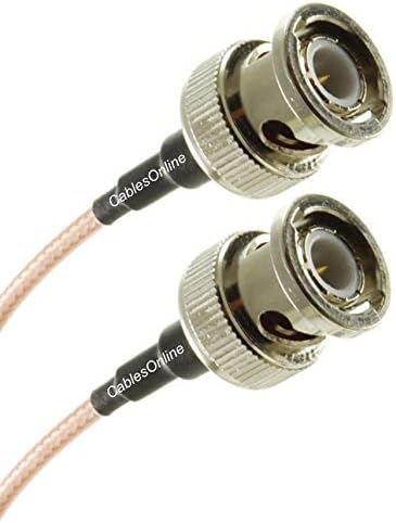 CablesOnline, 1ft. BNC Male to BNC Male RG316 Coax Low Loss Cable...