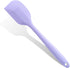 Purple Rubber Spatula for Kitchen Use, 10.8In Silicone Spatulas for Cooking Heat Resistant, Flexible Small kitchen Spatula for Kitchen Nonstick Co...