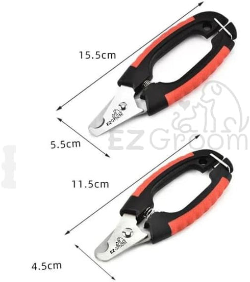 Dog & Cat Pets Nail Clippers and Trimmers - with Safety Gurad to Avoid Over Cutting, Professional Grooming Tool for Pets (Small, Red)...