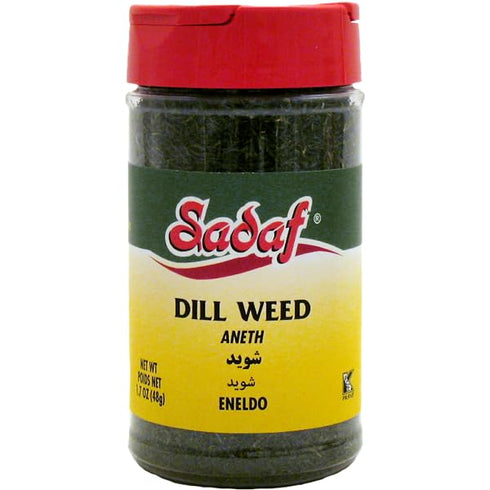 Sadaf Dill Weed - Dried Dill Weed for Food Flavoring & Seasoning - Dry Dill Herb for Pickling - Seasoning & Spices - Kosher & Vegetarian - 1.7 Oz ...