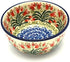 Polish Pottery Bowl - Ice Cream/Dessert - Crimson Bells...