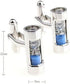 Sand Timer Hourglass Blue Steampunk Sandtimer Pair Cufflinks in Presentation Gift Box & Polishing Cloth...