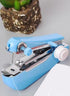 Blue Handheld Sewing Machine, Mini Portable Electric Sewing Machine for Beginners Adult, Easy to Use and Fast Stitch Suitable for Clothes, Fabrics...