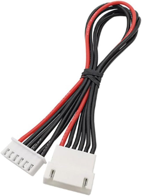 5PCS JST-XH 5S Balance Extension Cable Lipo Charger Extension Cable Lead Wire 20CM JST Balance Leads for LiPo Battery Balance Charging 22AWG Silic...