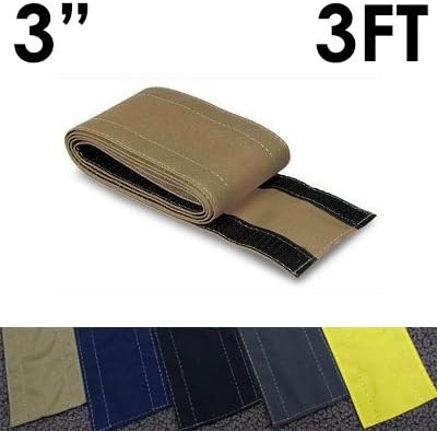 Electriduct 3" SafCord Carpet Cord Cover Strip Secure and Hide Floor Cables and Wires - 3 Feet - Taupe | Works only on Commercial Carpet, Barber a...
