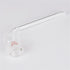 Stonylab Glass 105 Degree Angle Distillation Adapter, Borosilicate Glass Distillation Bent Adapter with 19/22 Outer Joint and 100 mm Tapered Drip ...