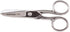Klein Tools 100CS Electrician Scissors, Serrated Scissors with Wire Stripping Notches, Made in USA...