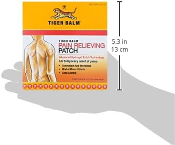 Tiger Balm Pain Relieving Patch, 5 Count...