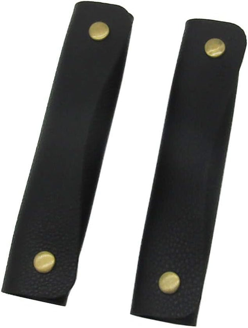 2 Pcs Black Handbag Handle Leather Wrap Covers Purse Handle Protectors Cover for Purse Bag Supplies...