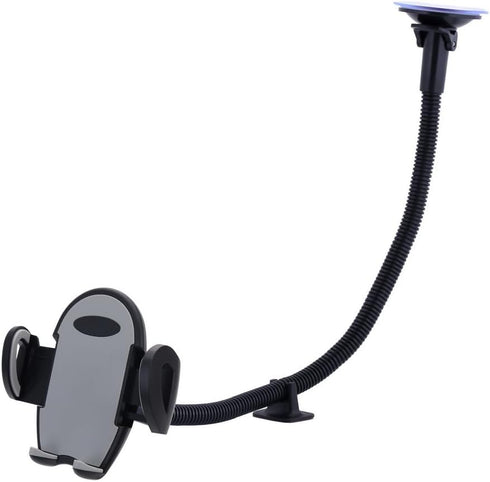 Windshield Car Phone Mount Universal Cell Phone Holder Car Long Arm Holder for iPhone Xs Max R X 8 Plus 7 Plus 6S Samsung Galaxy S9 S8 Edge S7 S6 ...