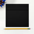 LUXPaper Square Invitation Envelopes | Peel & Press | 6" x 6" | Midnight Black | 80lb. Text | 50 Qty...