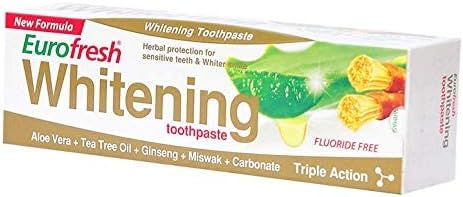 FARMASI Eurofresh Miswak Natural Toothpaste Whitening Gel for Good Smile, Tea Tree Flavor, Unisex Adults, 1.76 oz....