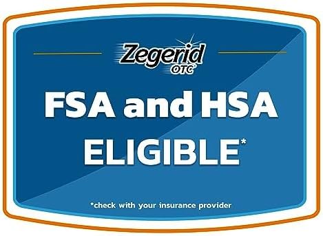 Zegerid OTC 24-Hour Heartburn Relief, The Only Proton Pump Inhibitor with Omeprazole 20mg + Sodium Bicarbonate, Treats Frequent Heartburn, 14ct Ca...
