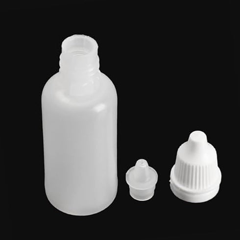 10 pieces 15ml Plastic Dropper Bottle with Childproof Cap, Portable Squeezable Eye dropper Containers Great for Solvents, Light oils, Saline, etc...