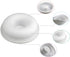 7 Inch Silicone Baking Molds,Fluted Tube Cake Pans,Round Shape Non Stick Molds,Silicone Oven Safe Chocolate Mousse Dessert Baking Pan for jello, D...