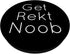 Get Rekt Noob (wrecked) Video Game PopSockets PopGrip: Swappable Grip for Phones & Tablets PopSockets Adhesive PopGrip...