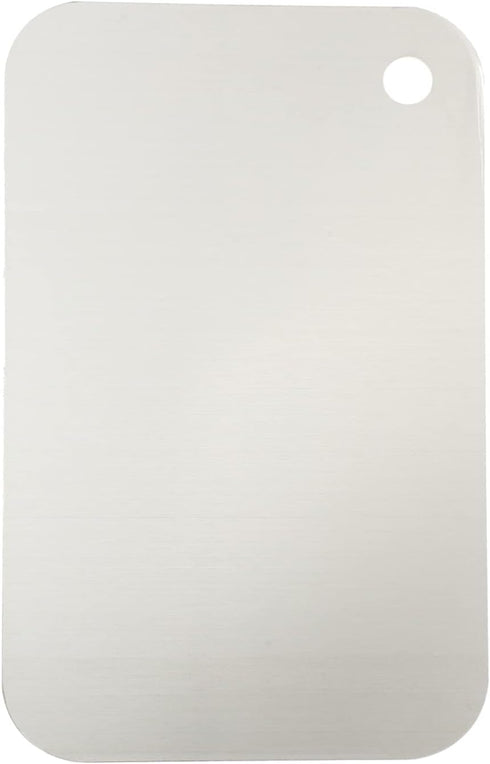 DOITOOL Cutting Boards for Kitchen, Stainless Steel Cutting Board Square Modern Chopping Block Fruit Cutting Block for Home Kitchen (9.44x5.9inch)...