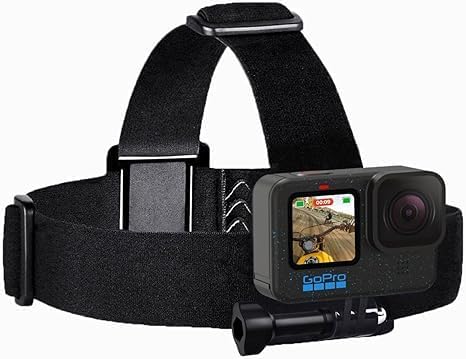 Head-Mounted Mobile Phone Holder,First-Person View Video Outdoor Live Shooting Bracket with Phone Clip(4"-7") for iPhone Samsung Smartphones and G...