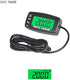 Jayron JR-HM032A Self Powered Digital Tach/Inductive/Maintenance/Waterproof/Backlit/Shutdown Hour Meter,Battery Replaceable,for Lawn Mower Tractor...