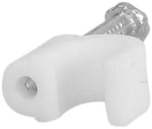 100 Pack White Ethernet / RG59 / 6mm Nail in Cable Clips...