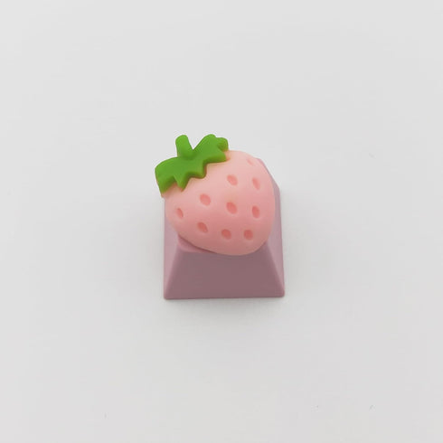 Personalized Cute Cartoon Transparent Keycap Handmade OEM Profile Keycap Base DIY Custom ESC Backlit Keycap for Mechanical Keyboard MX Switch (Str...