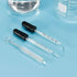 1ml Eye Dropper Glass Liquid Dropper 1ml Capacity Fit for Essential Oils Dropping Pipettes for Resin Lab Bottles and Jars...