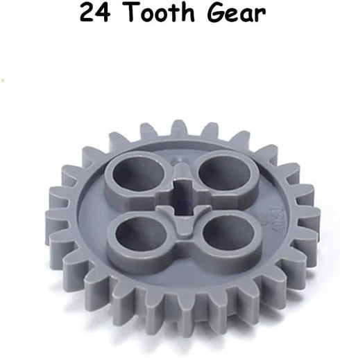16PCS MOC Technical Gears Pack Compatible with Stnadard Building Block Assortment Kit 8/16/24/40 Tooth Gear...