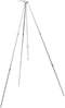 Sutekus Camping Tripod Camp Fire Tripod Portable Campfire Cooking Dutch Oven Tripod and Lantern Hanger silver...