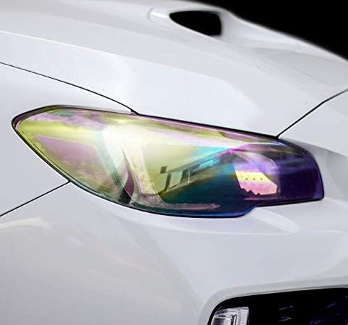 VViViD Extra-Wide Headlight Taillight Vinyl Tint Wrap 16 Inch x 48 Inch Roll (Chameleon Transparent)...