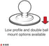 RAM Mounts RAP-B-378U Flex Adhesive Ball Base with B Size 1" Ball...