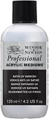 Winsor & Newton Professional Acrylic Medium, Satin UV Varnish, 125ml (4.2-oz)...