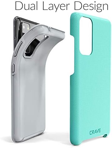 Crave Dual Guard Shockproof Protection Case for Samsung Galaxy S20 FE 5G, Mint - Dual Layer, TPU/PC...