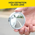 360° Rotary Push Car Rear View Mirror, Black...
