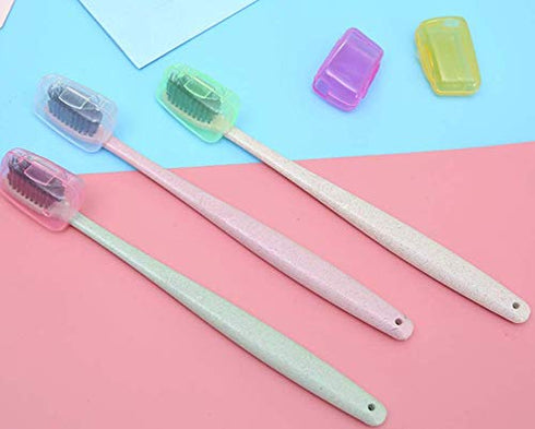 10 Pieces Toothbrush Head Cover Portable Brush Case Protective Caps for Home Daily Travel Outdoor Camping Sport Running Hiking...