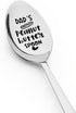 Best Dad Gifts - Dad's Peanut Butter Spoon - Fathers Day Birthday Gifts for Dad Christmas gifts, Coffee Tea Spoon Engraved Stainless Steel, Father...
