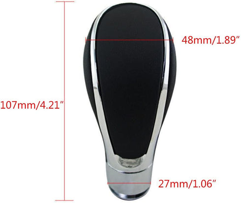 MACHSWON Car Knob Gear Shift Shifter Lever Knob Leather Gear Stick Shift Knob Fit for GM Buick Regal Opel Insignia Vauxhall...